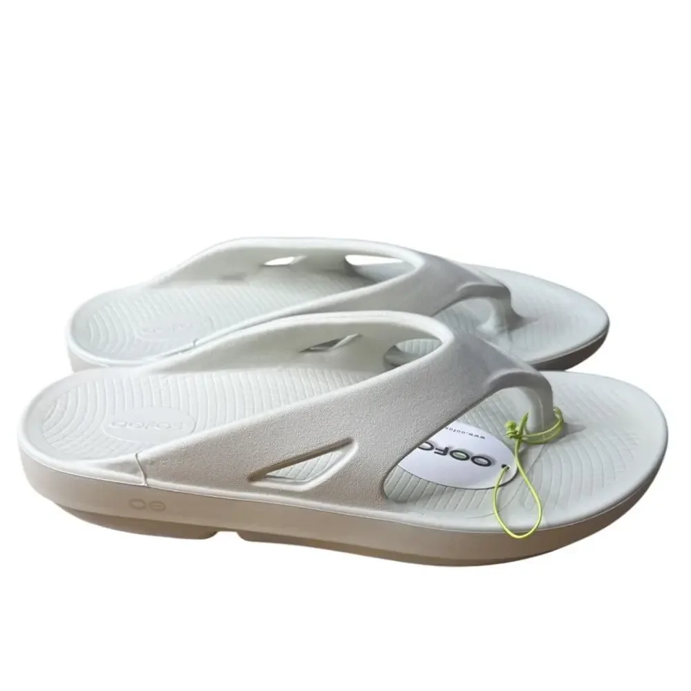 OOFOS OOriginal recovery less stress support comfort Cosmic Gray Sandal Men’s 14